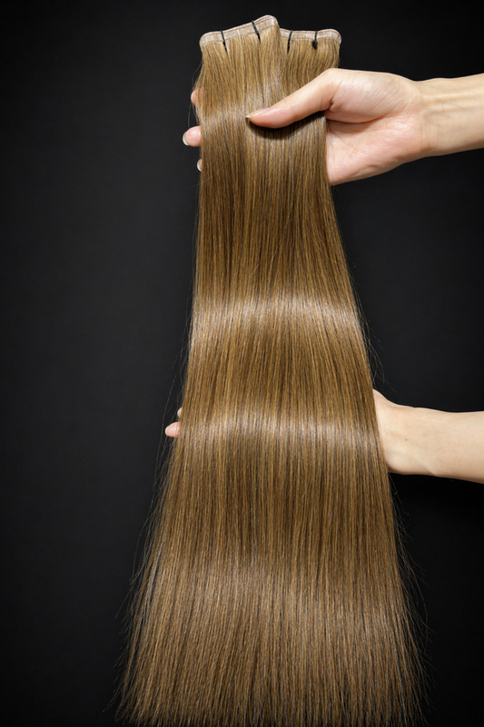 Mechones Skin PU Flat Weft 70cm | Double Drawn – Puntas Densas