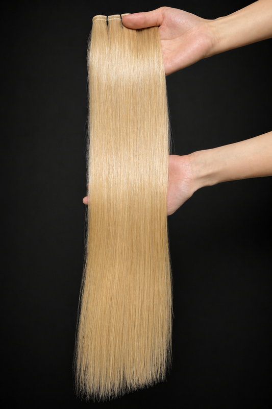 Mechones Flat Weft Cabello Virgen Vietnamita 50cm – Color #24